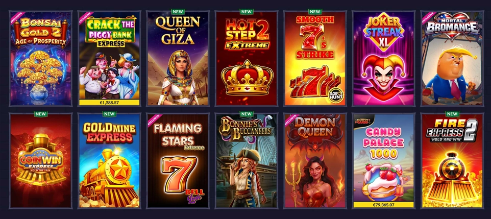 Latest Games at Lolajack Casino